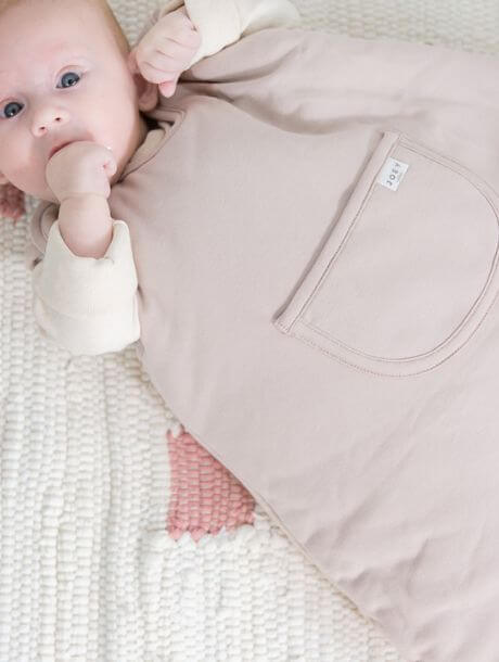 Gigoteuse Bébé en coton - Rose Poudré